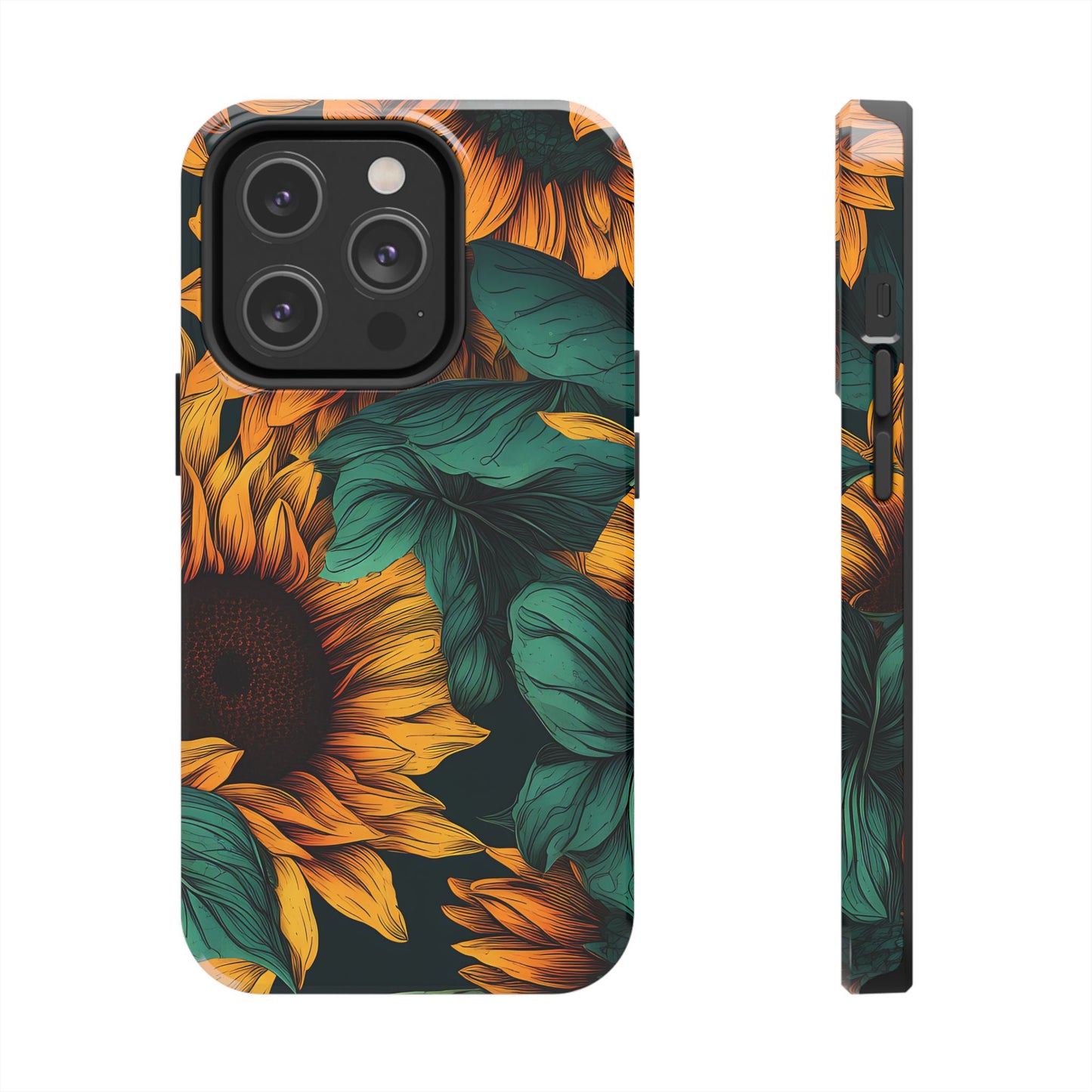 Dark Sunflower Phone Case