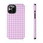 Pink Gingham Phone Case (Apple & Android)