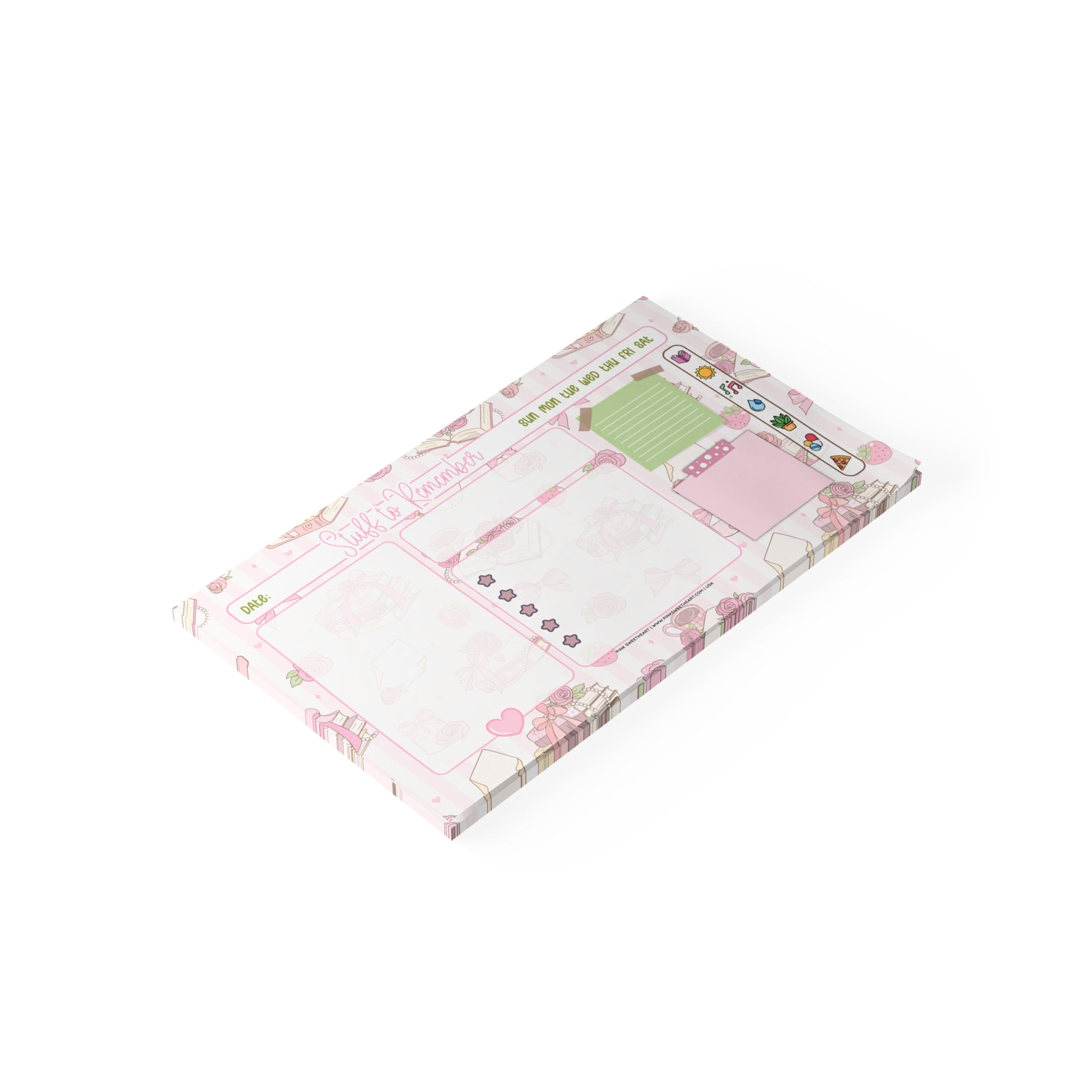 Coquette Tea Time Sticky Note Pad