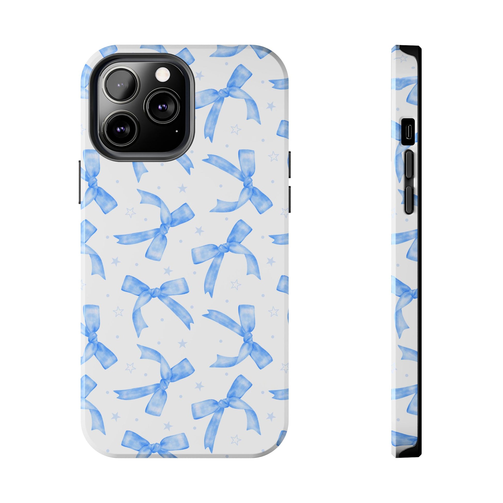 Lacey Baby Blue Ribbons Phone Case (Apple & Android)