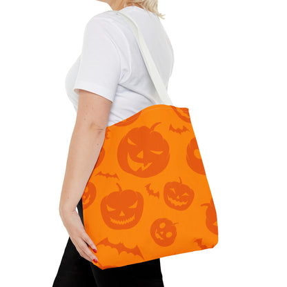 Orange Halloween Tote Bag