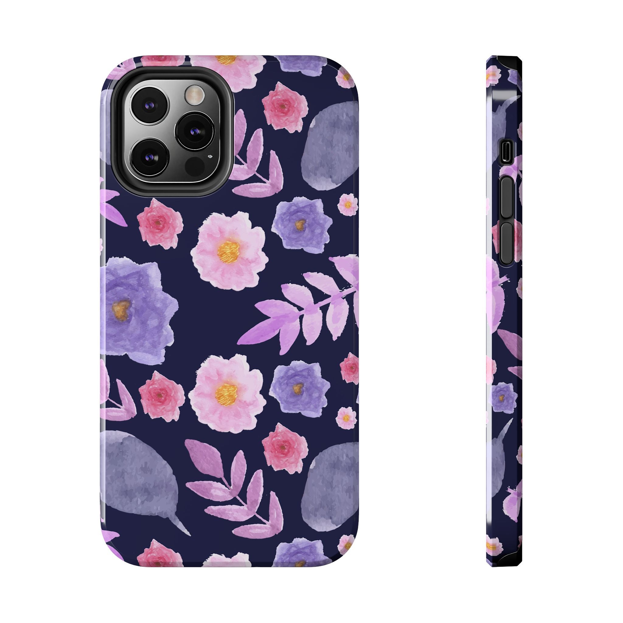 Purple Florals Phone Case (Apple & Android)