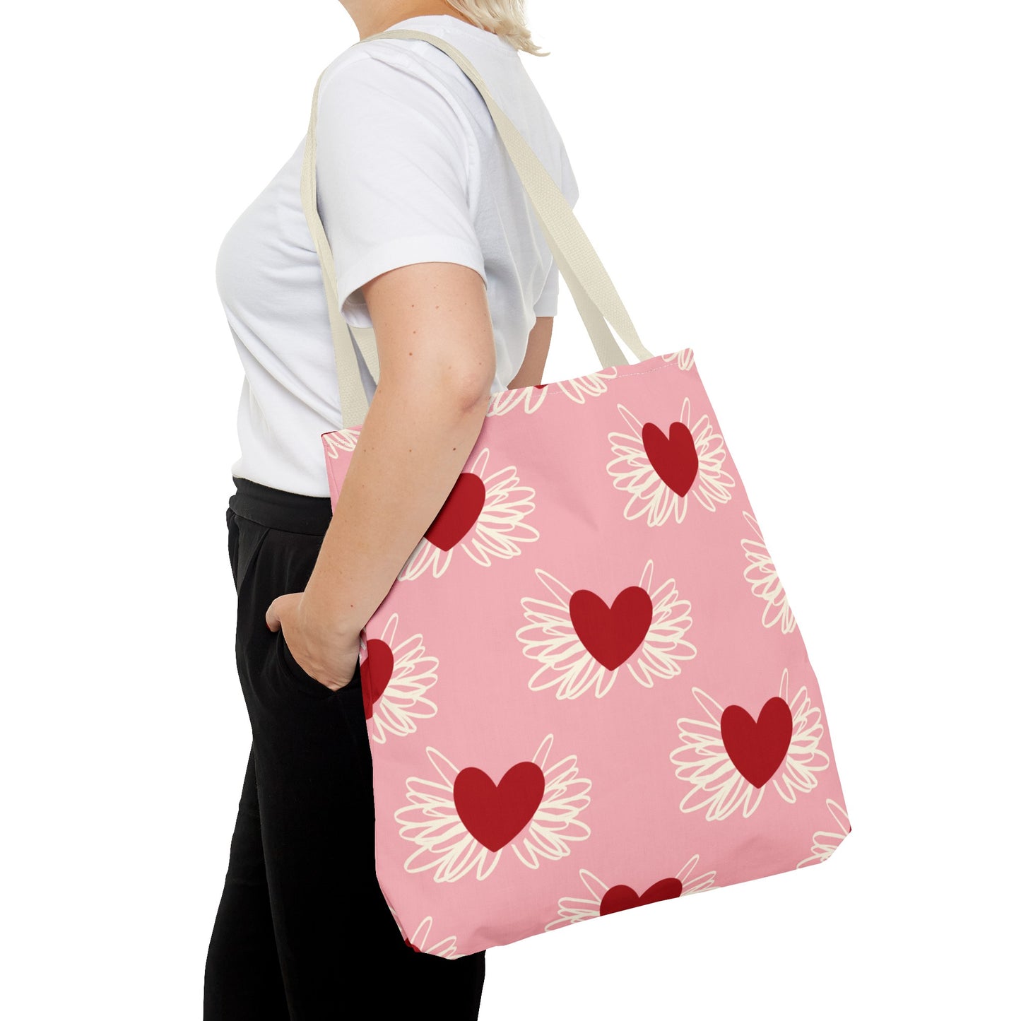 Valentine Hearts Tote Bag