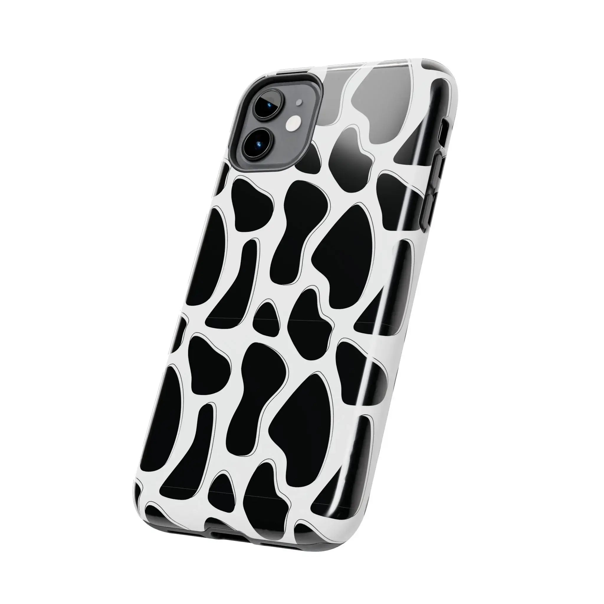 Spotted Animal Print Phone Case (Apple & Android) - Pink Sweetheart