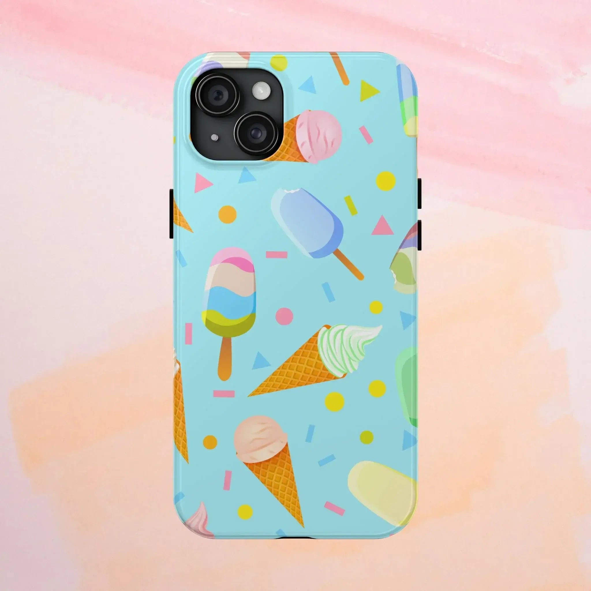 Ice Cream Festival Phone Case (Apple & Android) - Pink Sweetheart