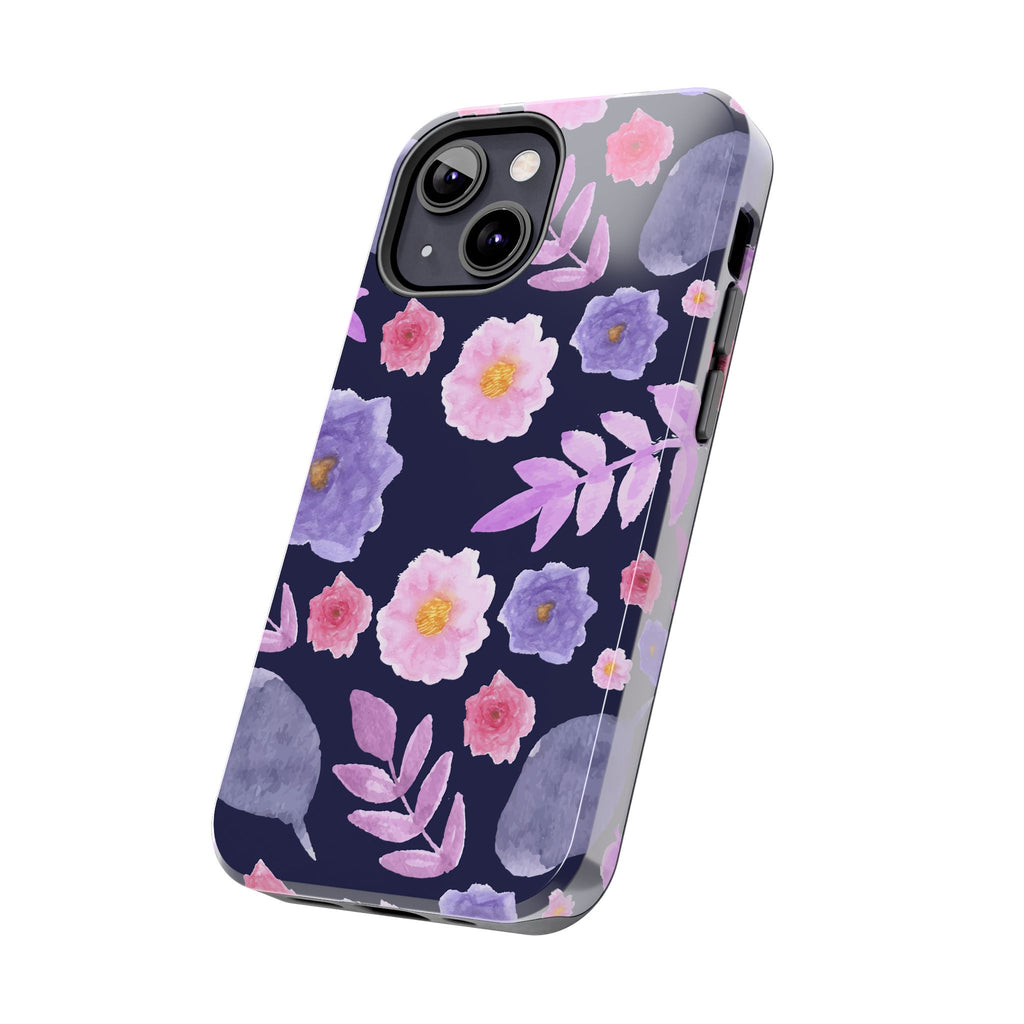 Purple Florals Phone Case (Apple & Android)