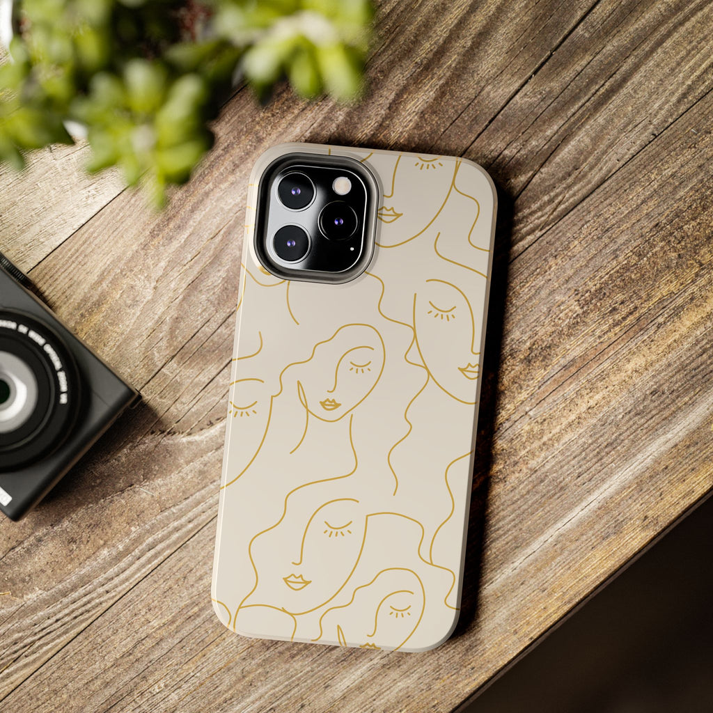 Minimalist Woman Phone Case (Apple & Android)