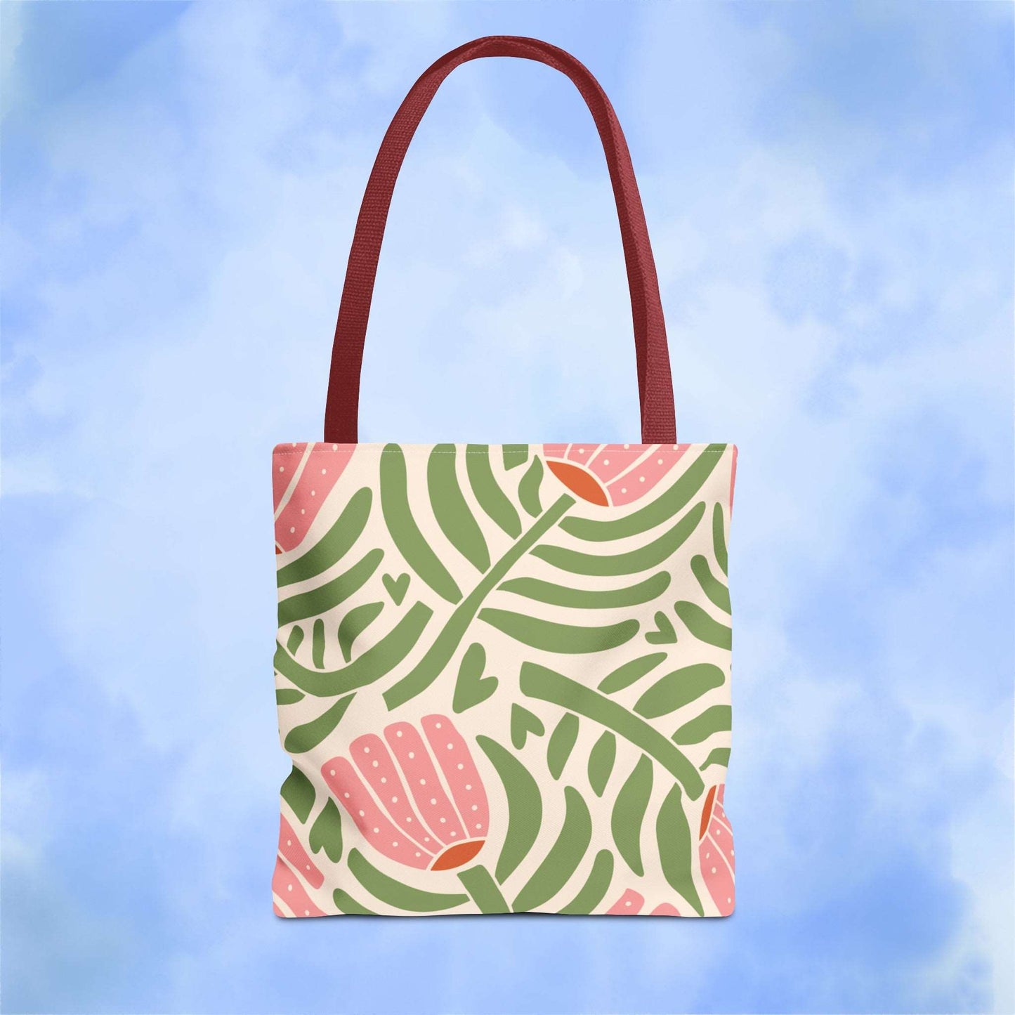 70s Retro Botanicals Tote Bag