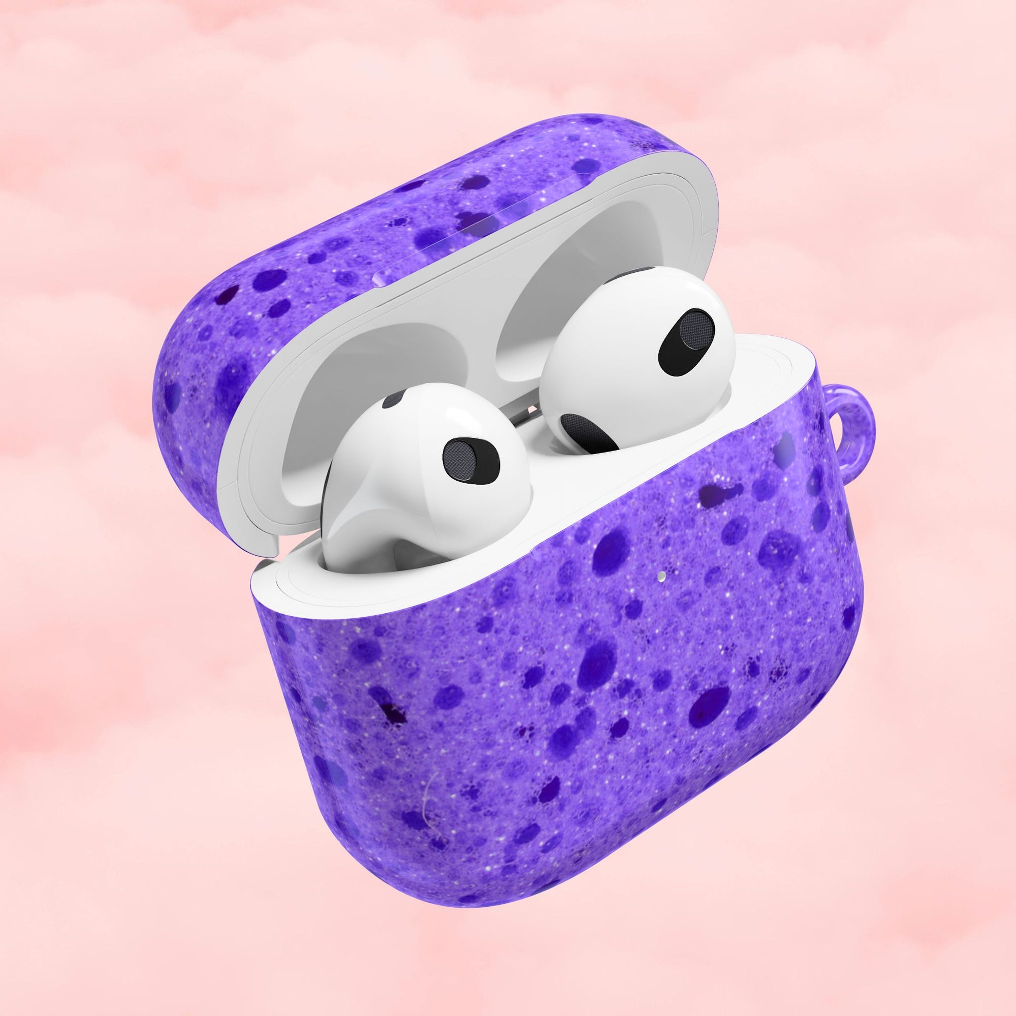 Purple Sponge AirPod Case