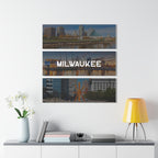 Milwaukee Skyline Acrylic Prints (Triptych)