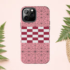 Geometric Kimono Tough Phone Case (Apple & Android) - Pink Sweetheart