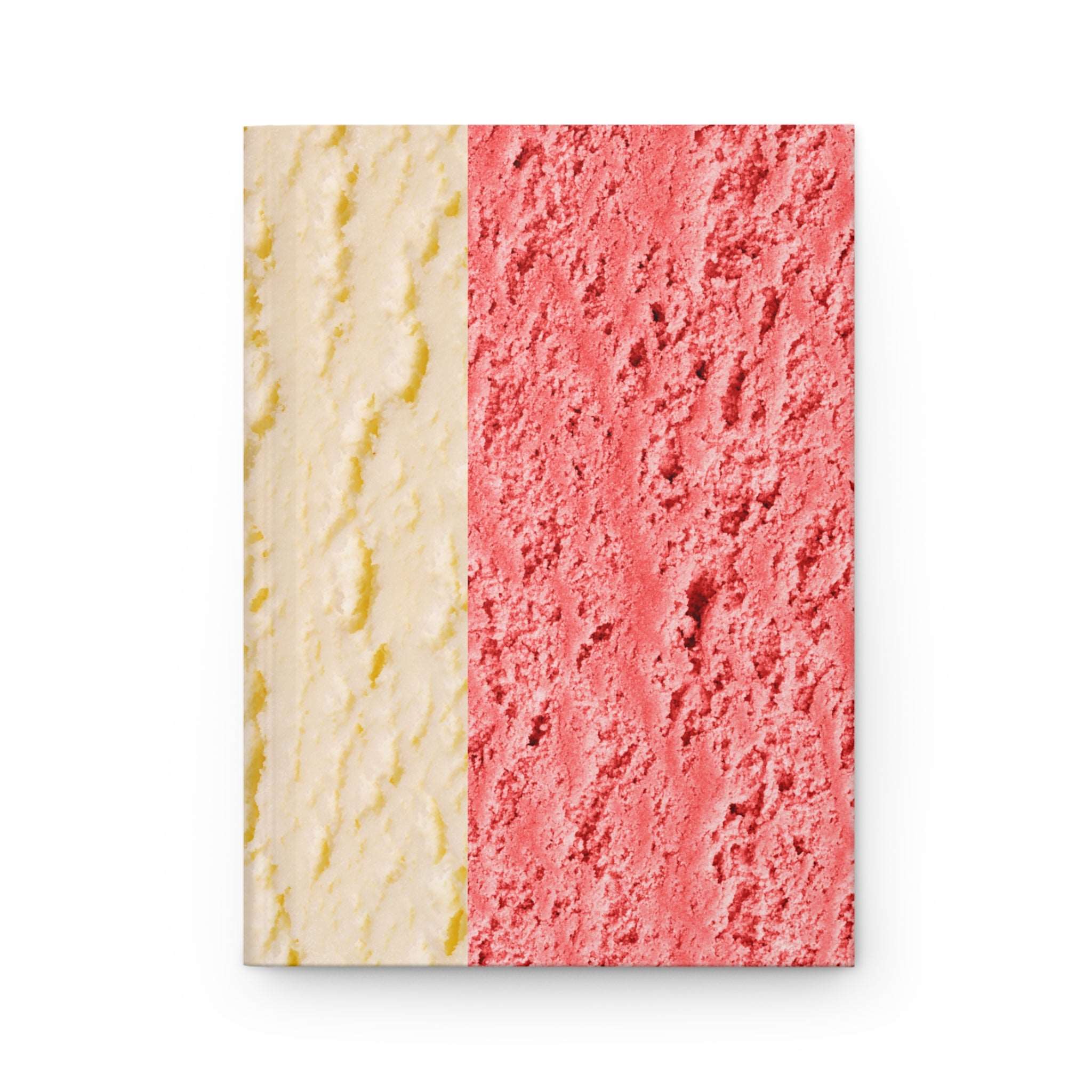 Neapolitan Ice Cream Hardcover Matte Journal