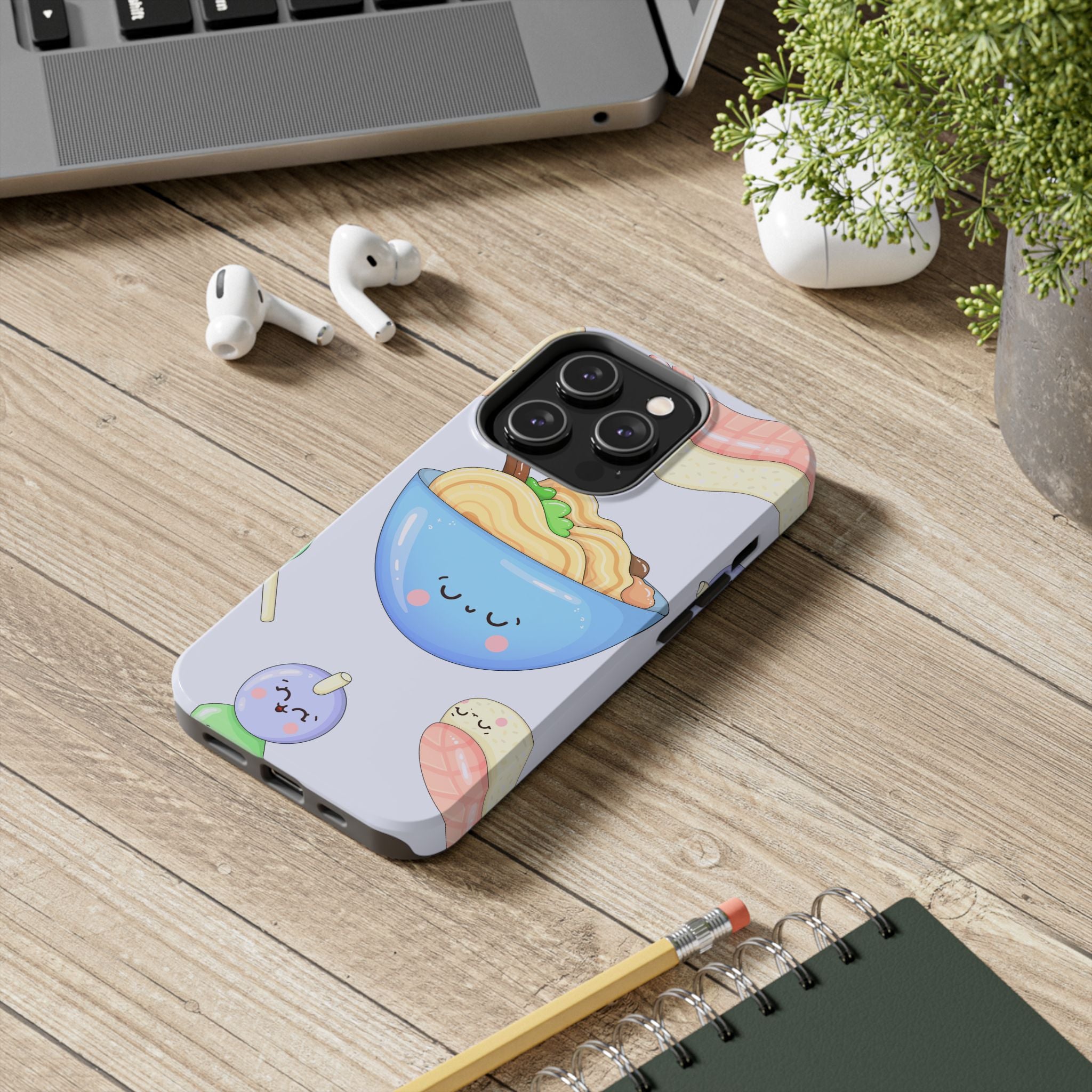 Kawaii Anime Snacks Phone Case (Apple & Android)