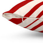 Sweet Peppermint Square Pillow