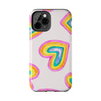 Rainbow Hearts Phone Case (Apple & Android)