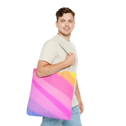 Blurred Rainbow Sectrum Tote Bag