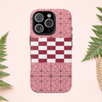 Geometric Kimono Tough Phone Case (Apple & Android) - Pink Sweetheart