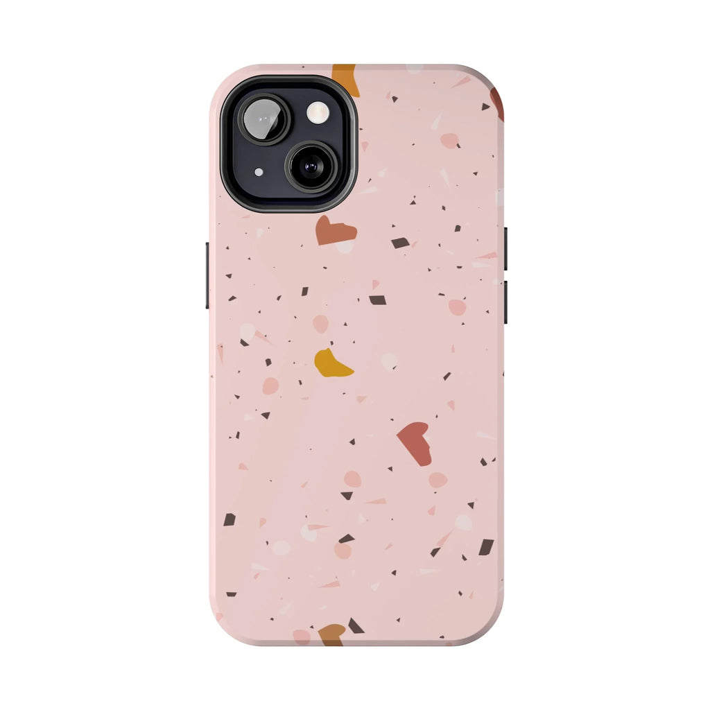 Pink Terrazzo Phone Case (Apple & Android) - Pink Sweetheart