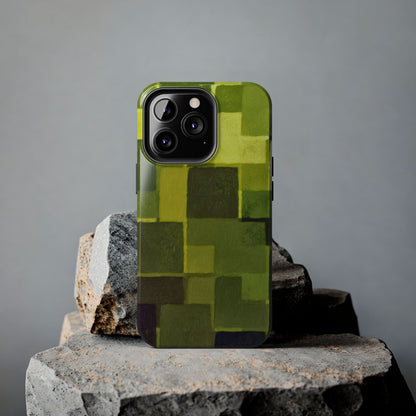 Chartreuse Patchwork Phone Case