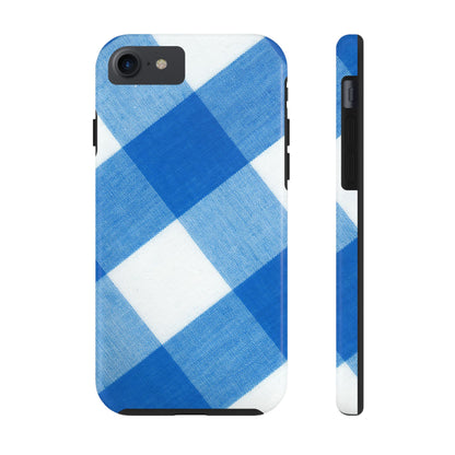 Classic Blue Gingham Phone Case