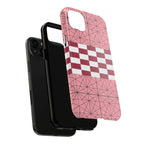 Geometric Kimono Tough Phone Case (Apple & Android) - Pink Sweetheart