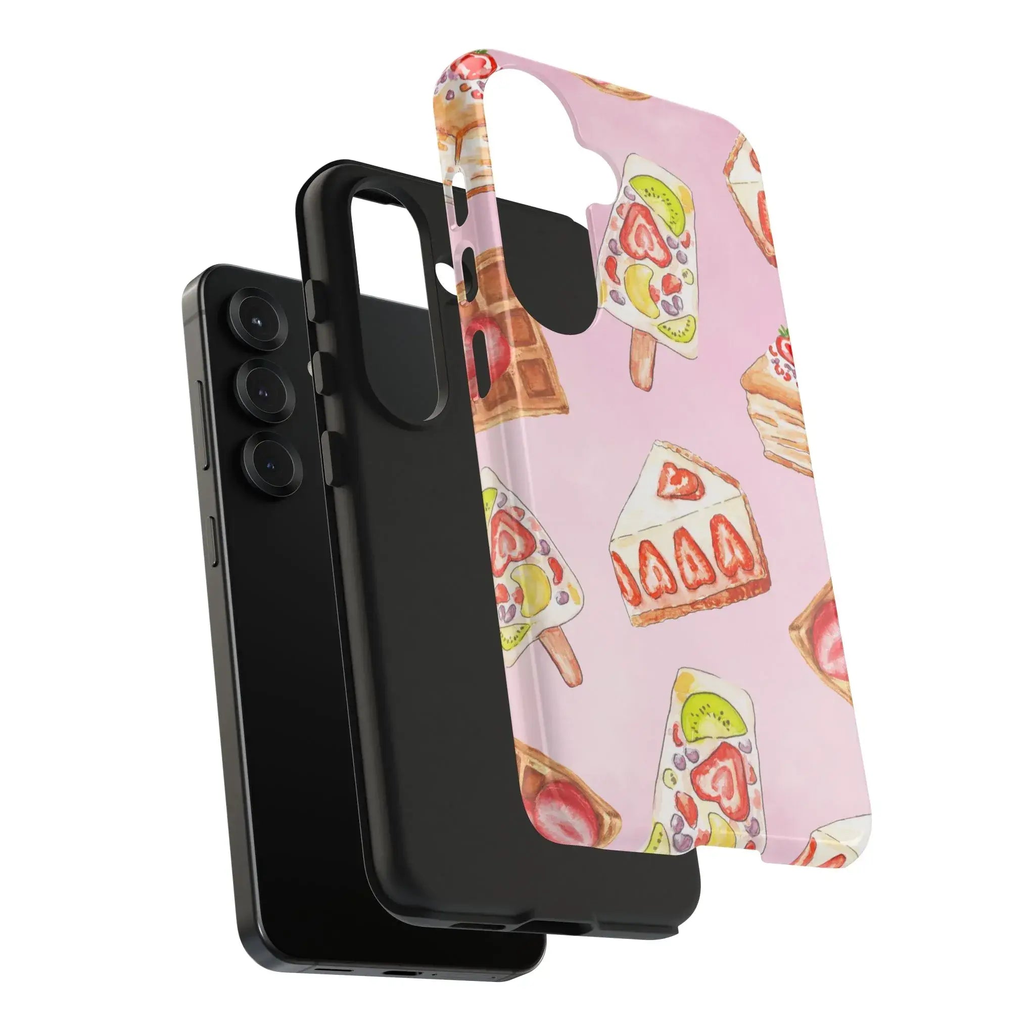 Tasty Pastry Treats Phone Case (Apple & Android) - Pink Sweetheart