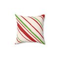 Granny's Peppermint Candy Square Pillow - Pink Sweetheart