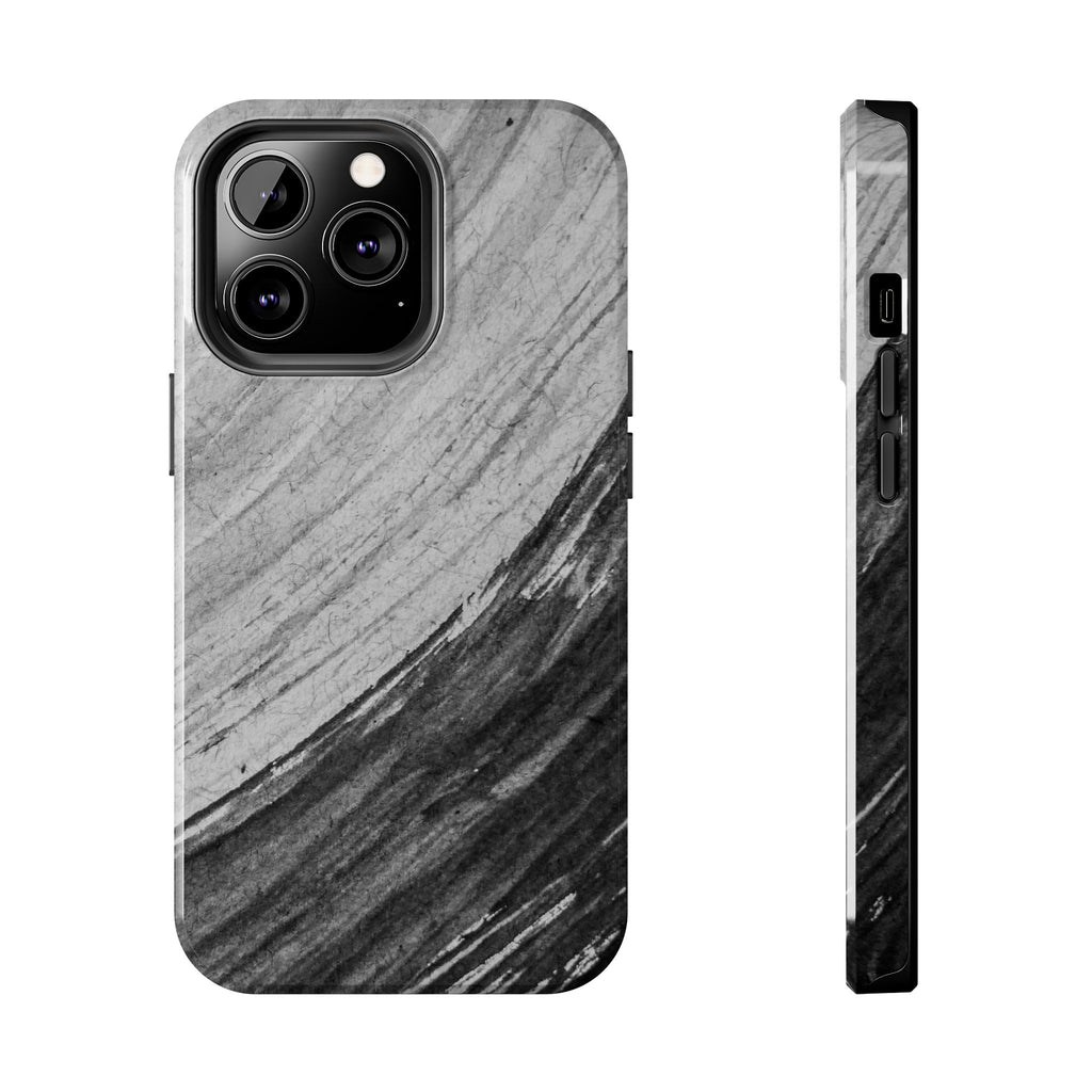 Black & Gray Phone Case (Apple & Android)