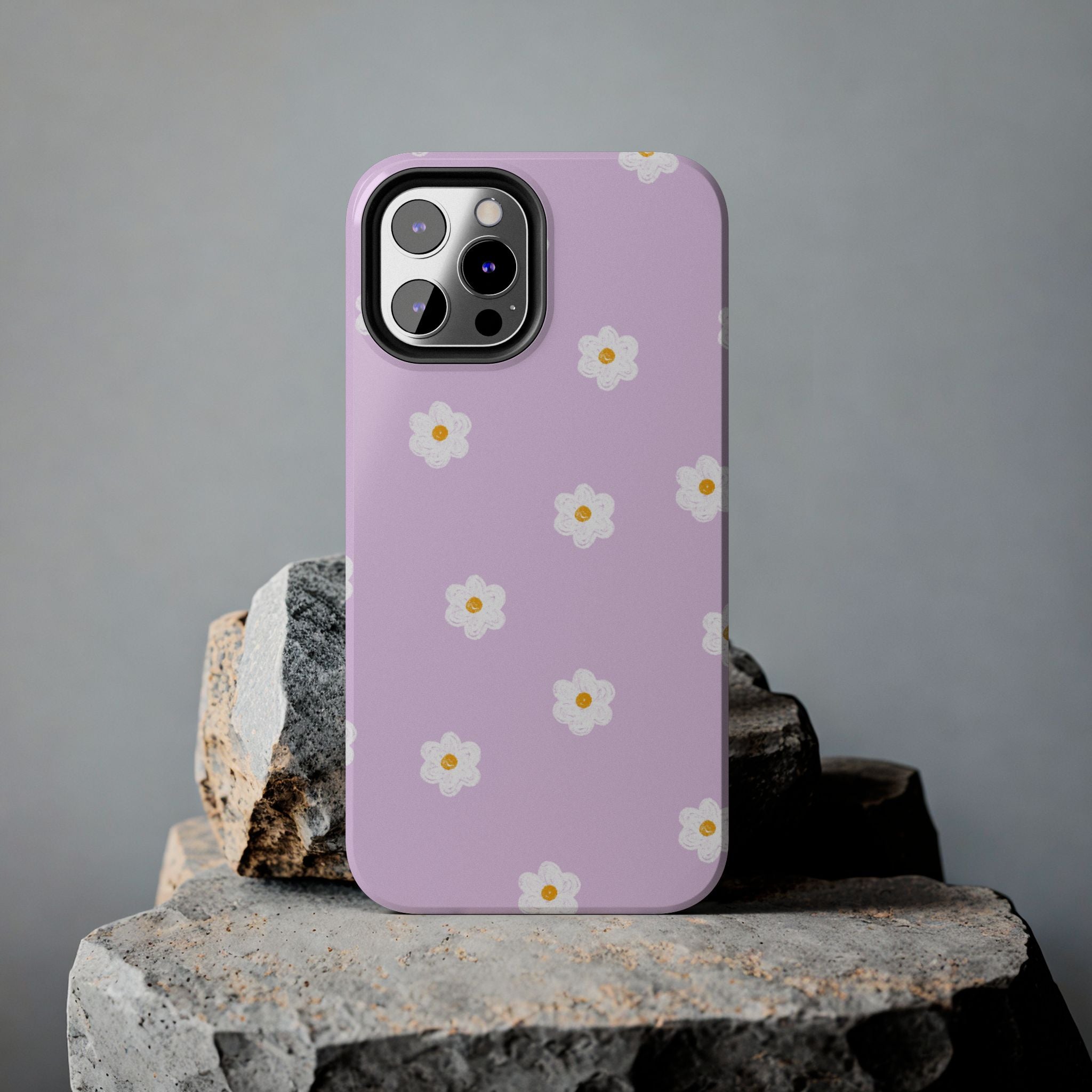 Purple and Mini Flowers Phone Case (Apple & Android)