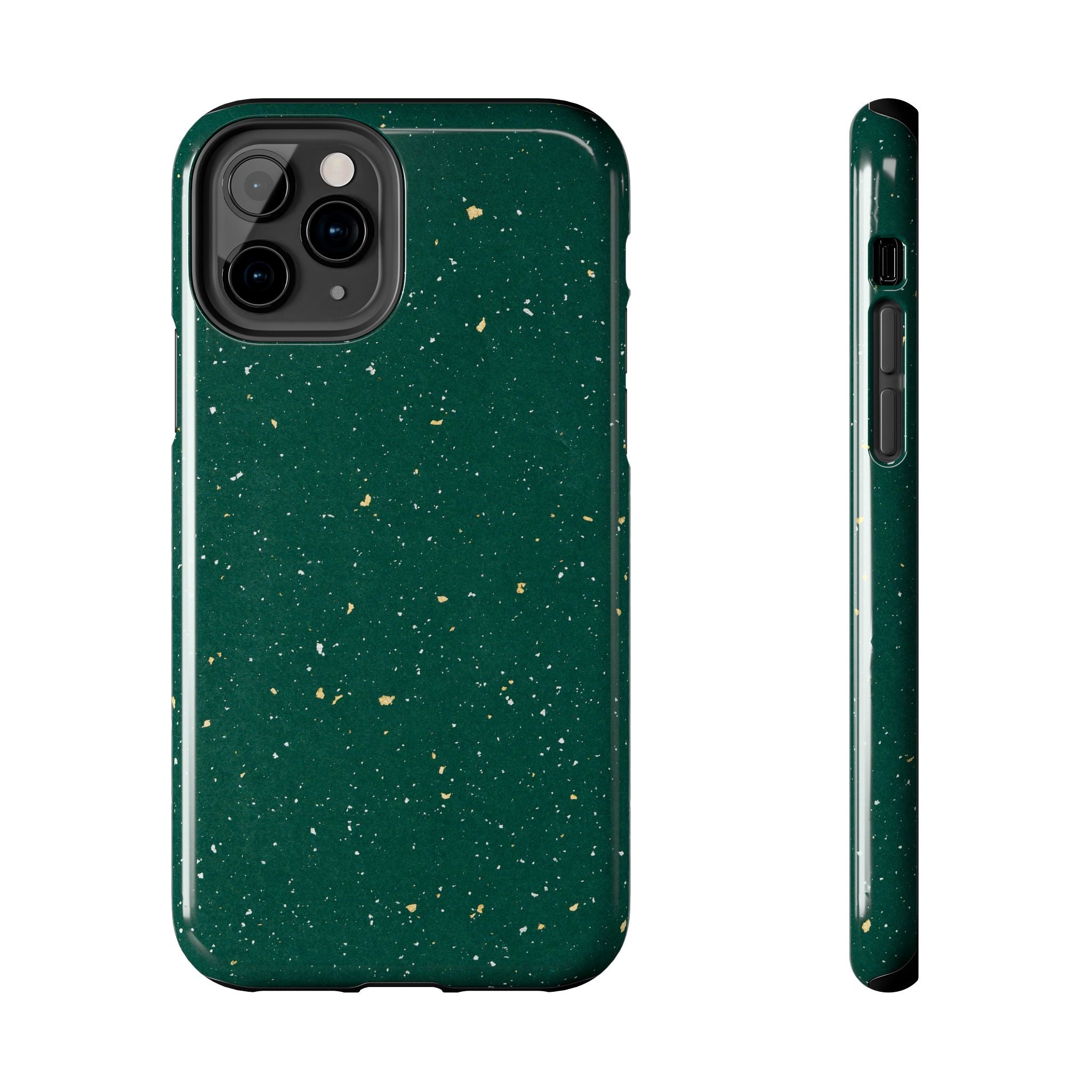Emerald Gold Flecked Phone Case (Apple & Android)