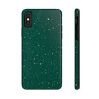 Emerald Gold Flecked Phone Case (Apple & Android)