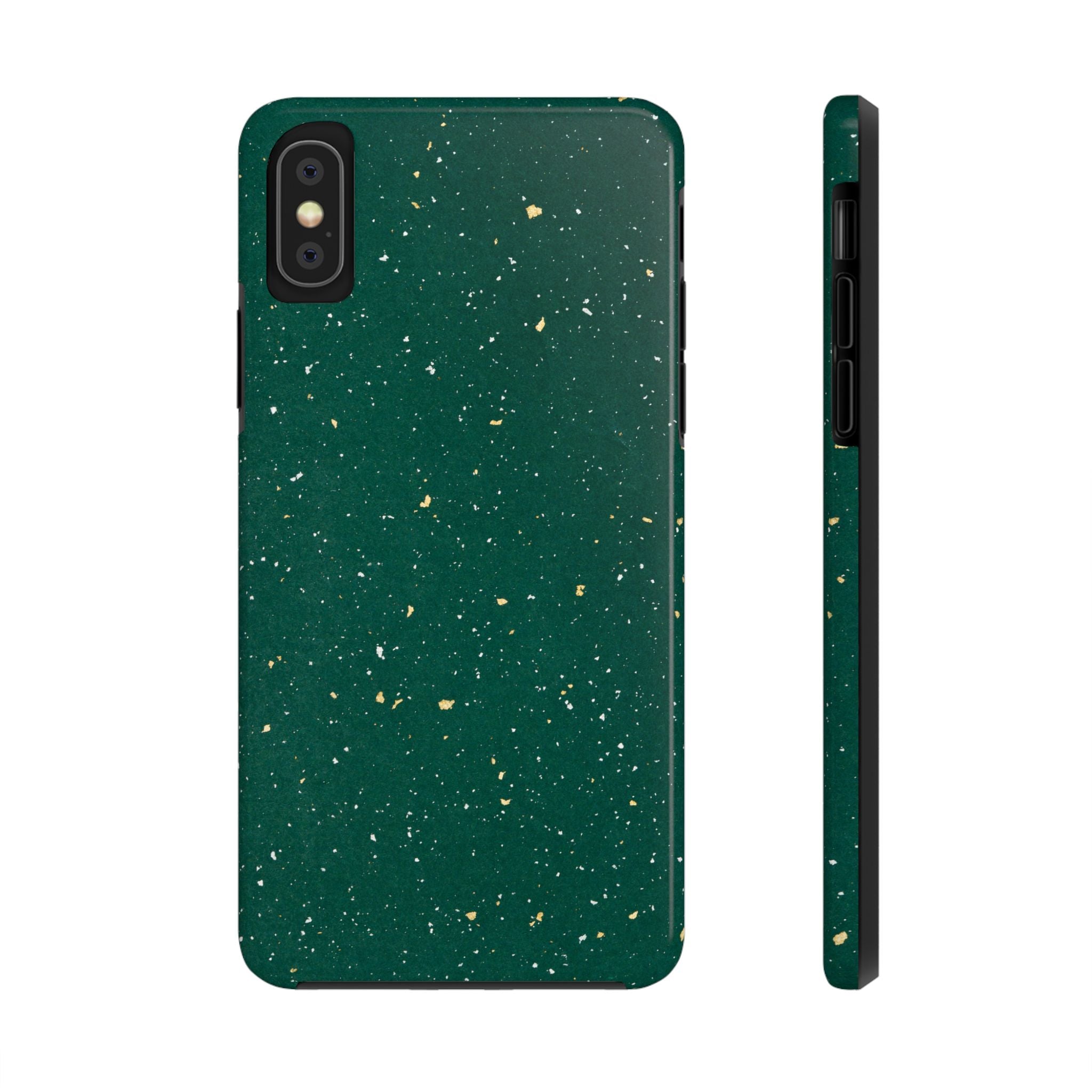Emerald Gold Flecked Phone Case (Apple & Android)