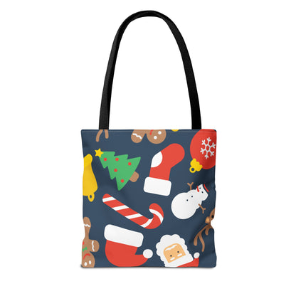 Jolly Christmas Pattern Tote Bag