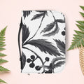 Leafy Black Berries Book Cover - Pink Sweetheart
