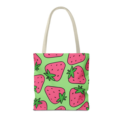 Cartoon Strawberries Tote Bag