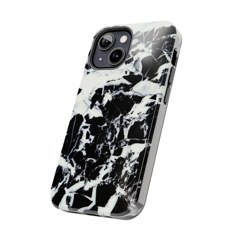 Black & White Shattered Phone Case (Apple & Android) - Pink Sweetheart