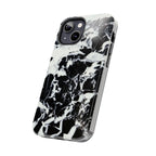 Black & White Shattered Phone Case (Apple & Android) - Pink Sweetheart