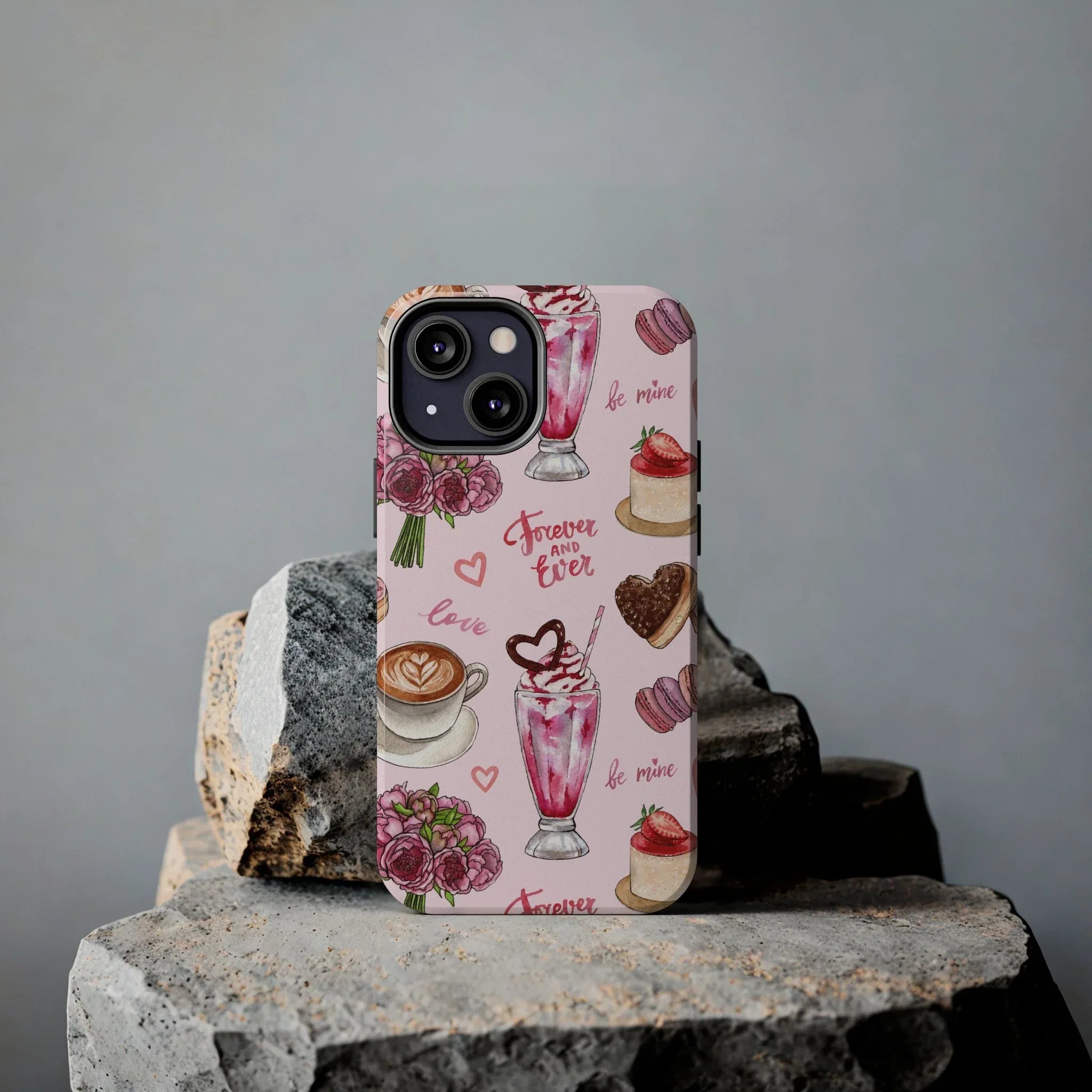 Be Mines Forever Phone Case (Apple & Android) - Pink Sweetheart