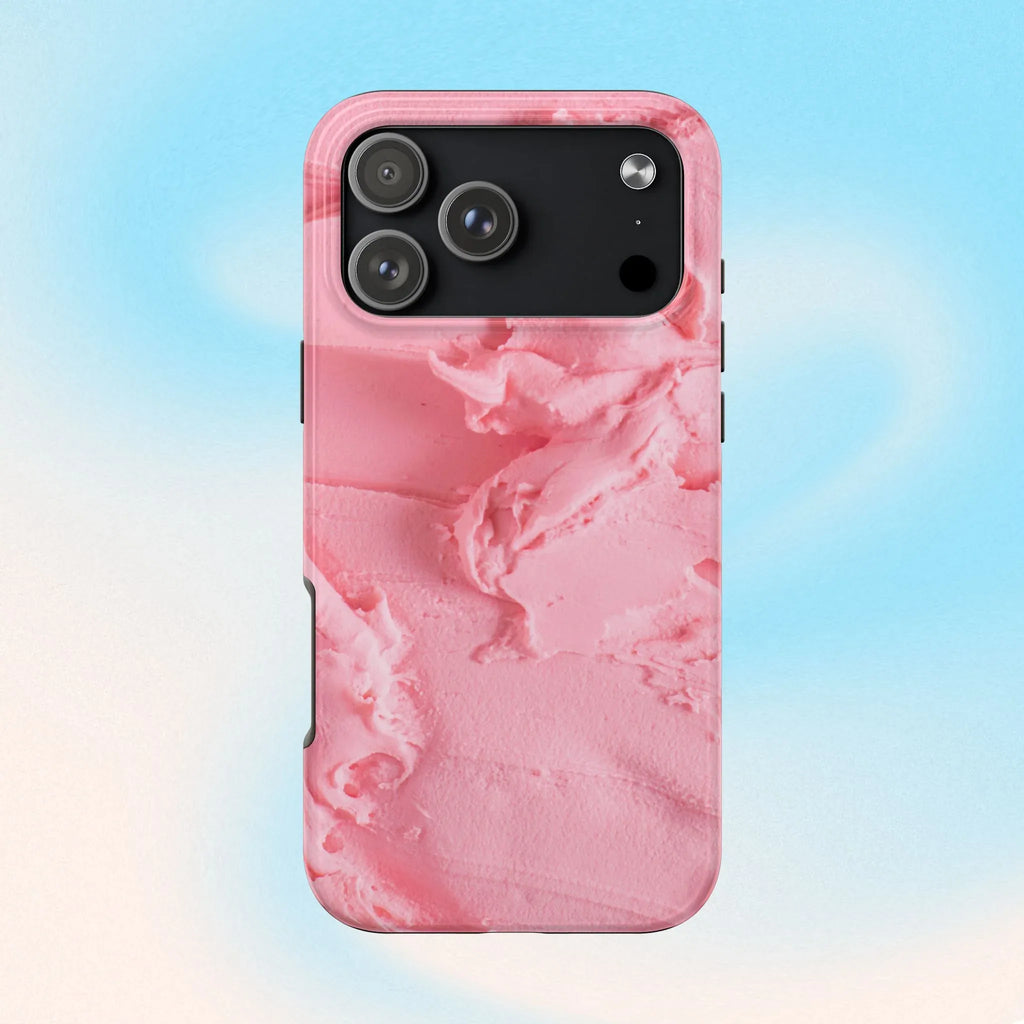 Yummy Pink Frosting Phone Case (Apple & Android) - Pink Sweetheart