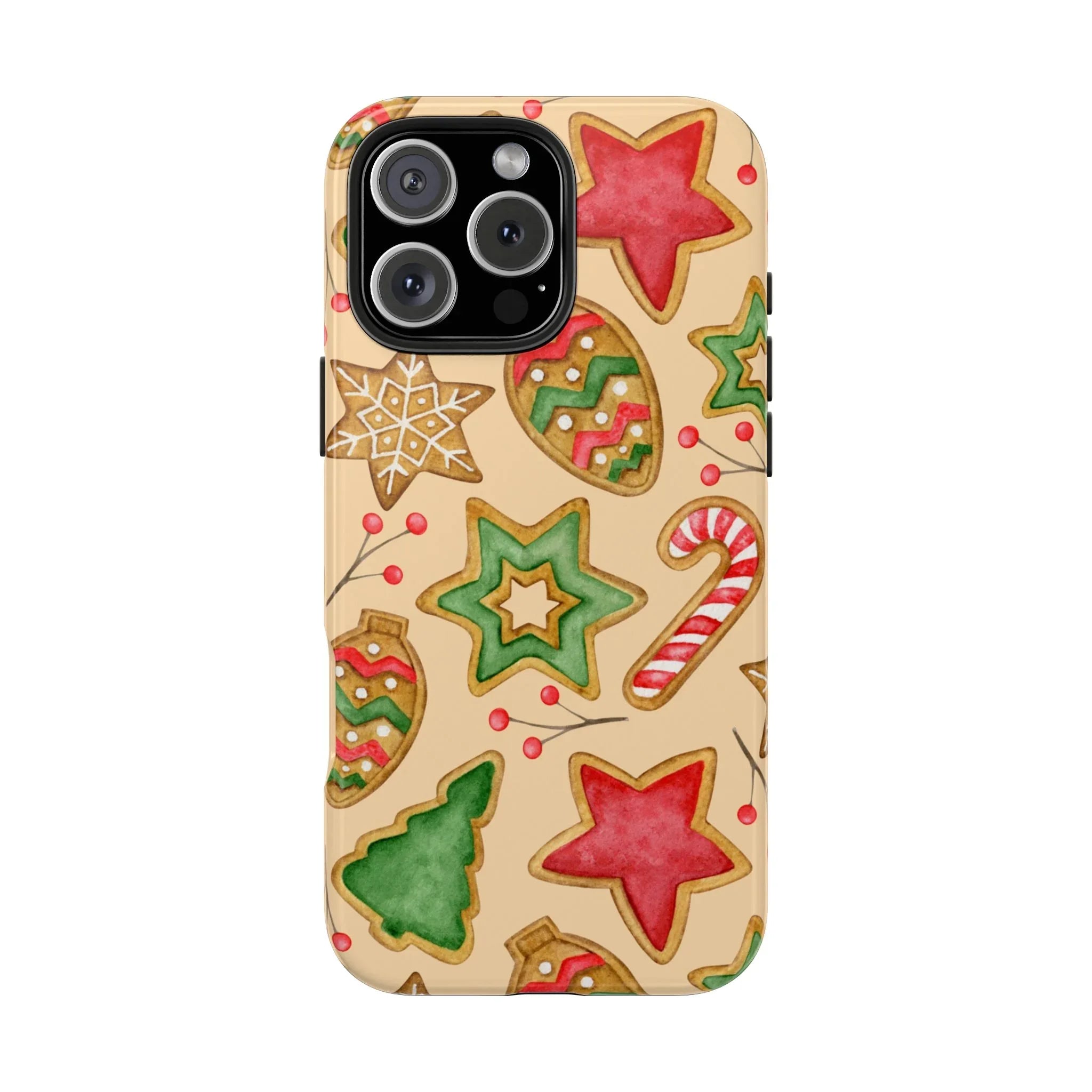 Xmas Holiday Cheer Phone Case (Apple & Android) - Pink Sweetheart