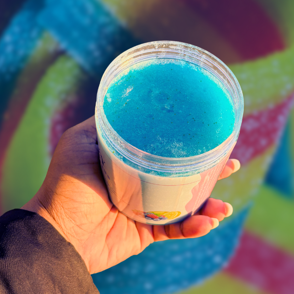 Sour Blue Raspberry Slushie Sugar Scrub
