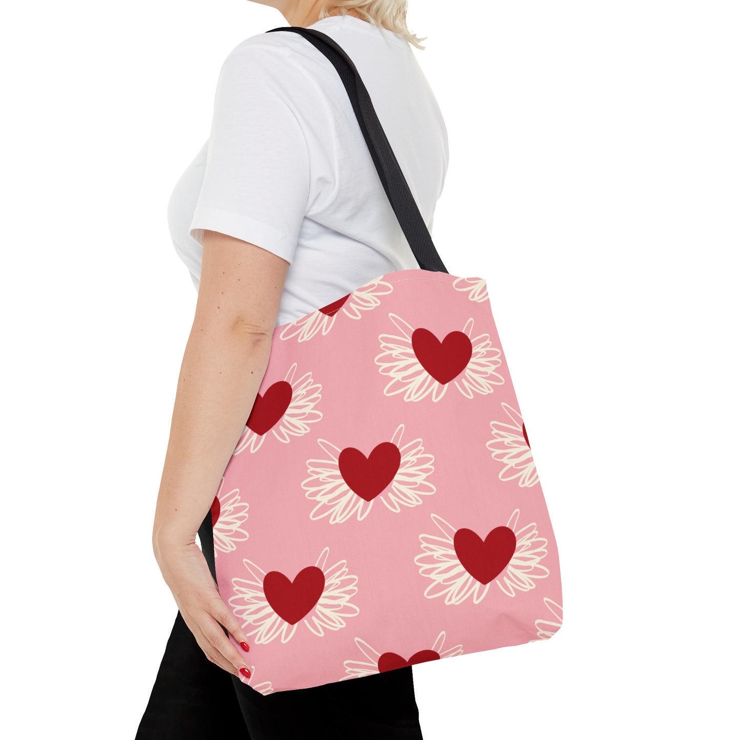 Valentine Hearts Tote Bag