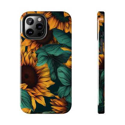 Dark Sunflower Phone Case