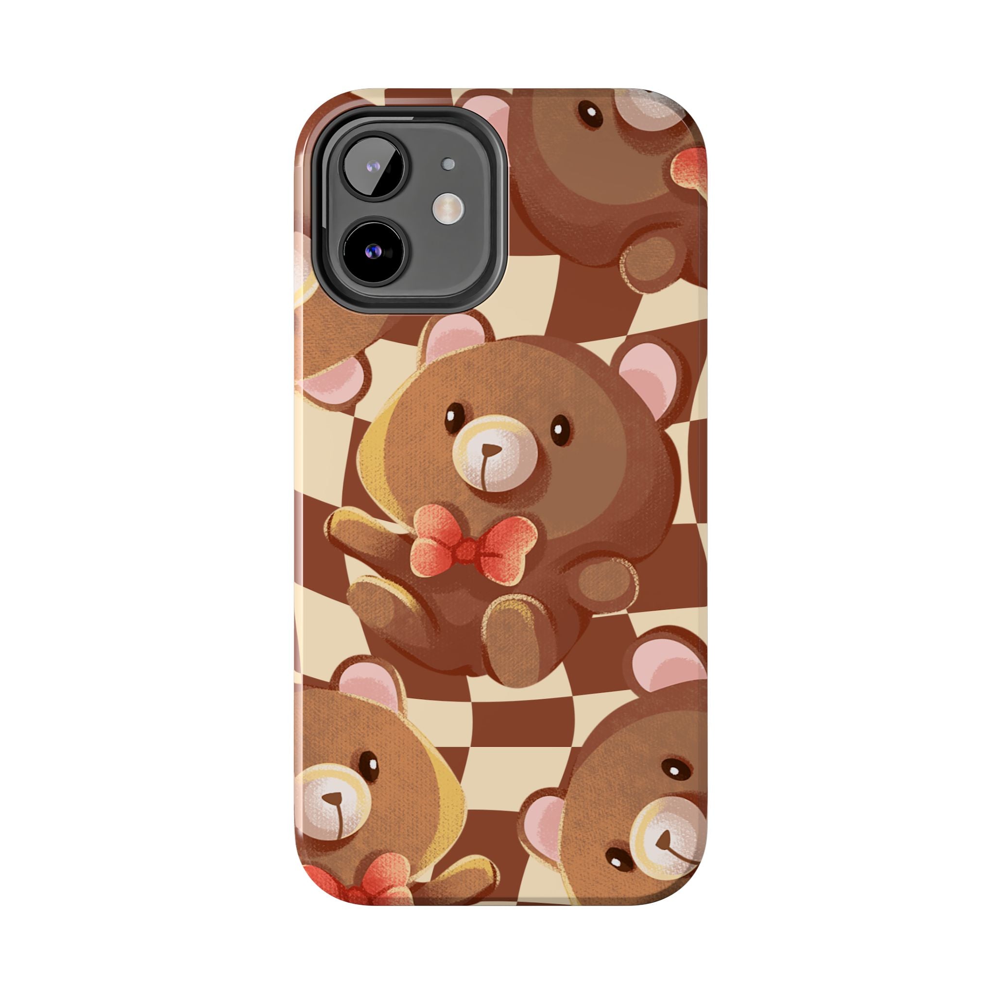 Retro Brown Bear Phone Case (Apple & Android)