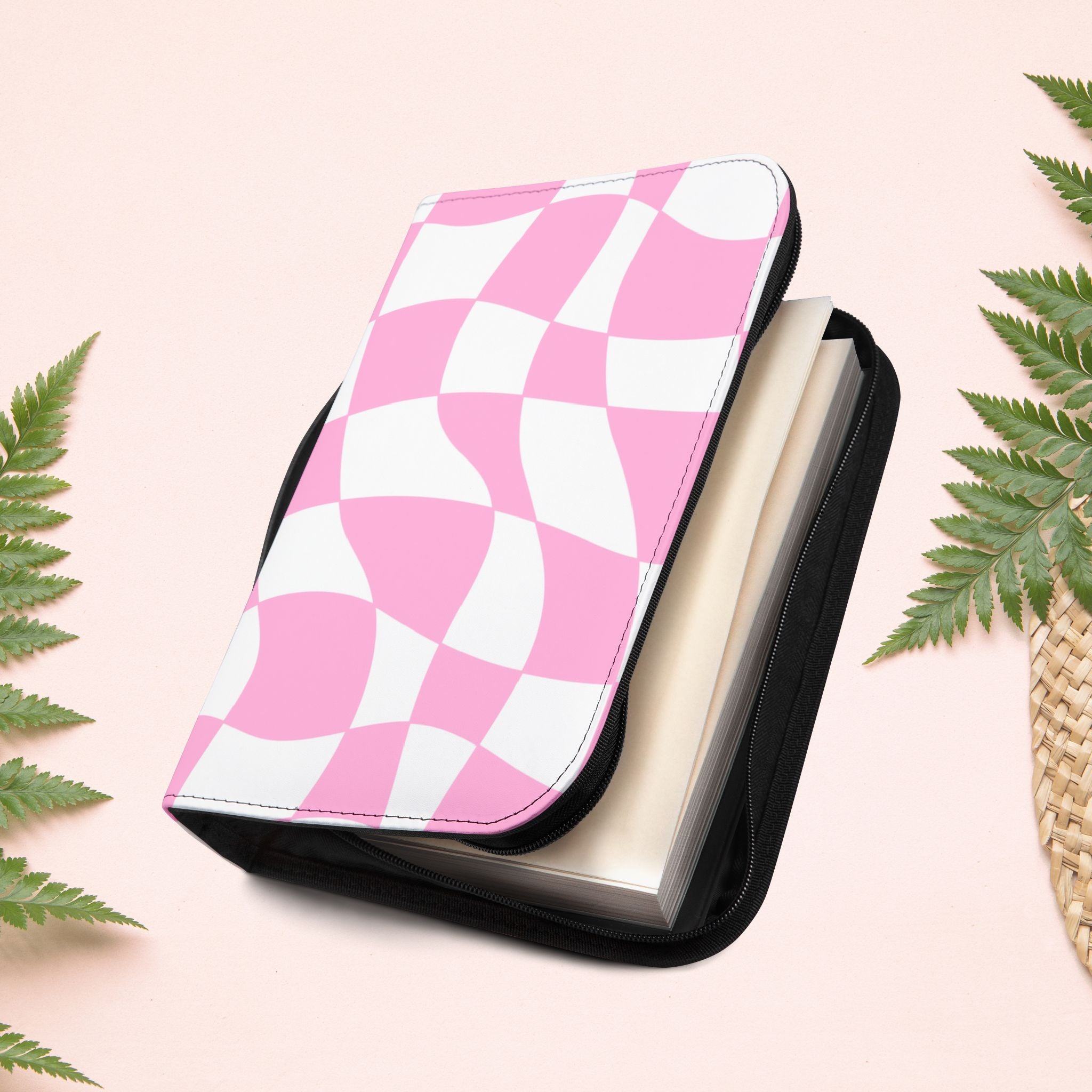 Groovy Pink Retro Book Cover