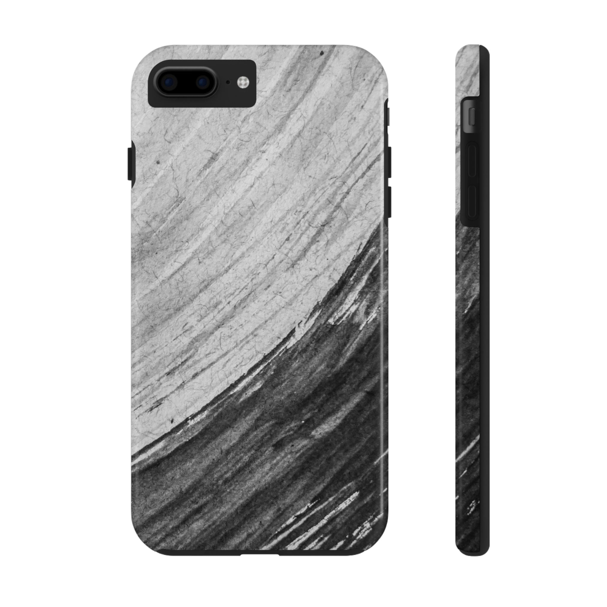 Black & Gray Phone Case (Apple & Android)