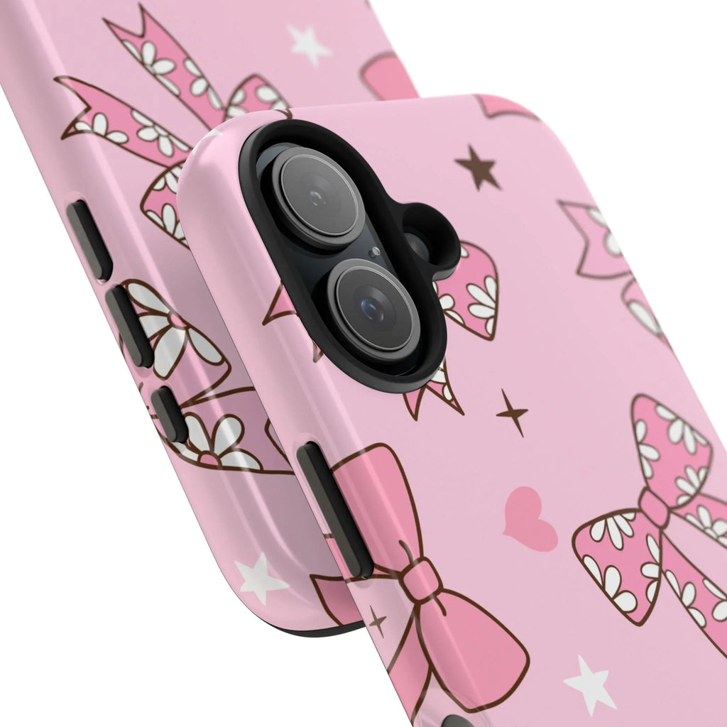 Pretty Pink Bows Phone Case (Apple & Android) - Pink Sweetheart