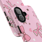 Pretty Pink Bows Phone Case (Apple & Android) - Pink Sweetheart