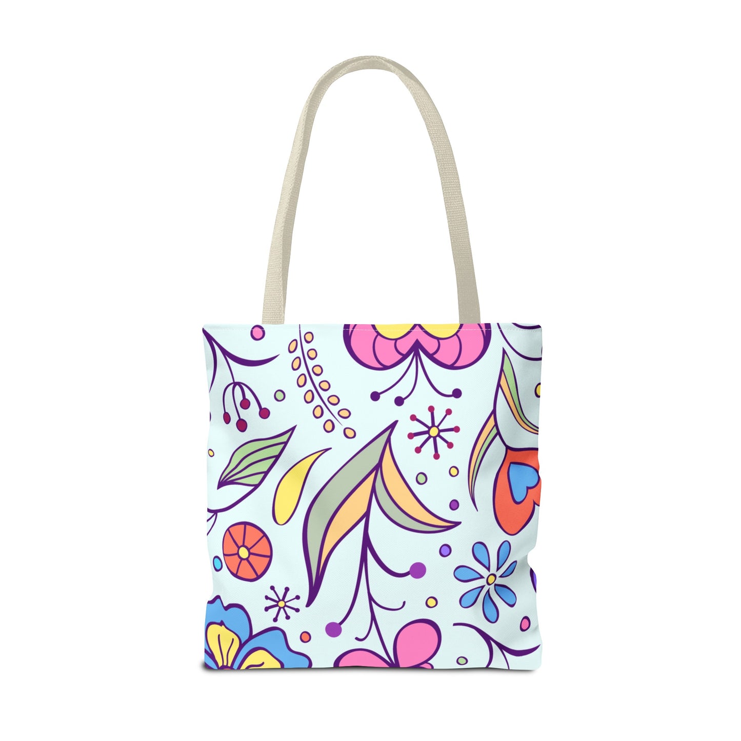 Tranquil Floral Botanicals Tote Bag