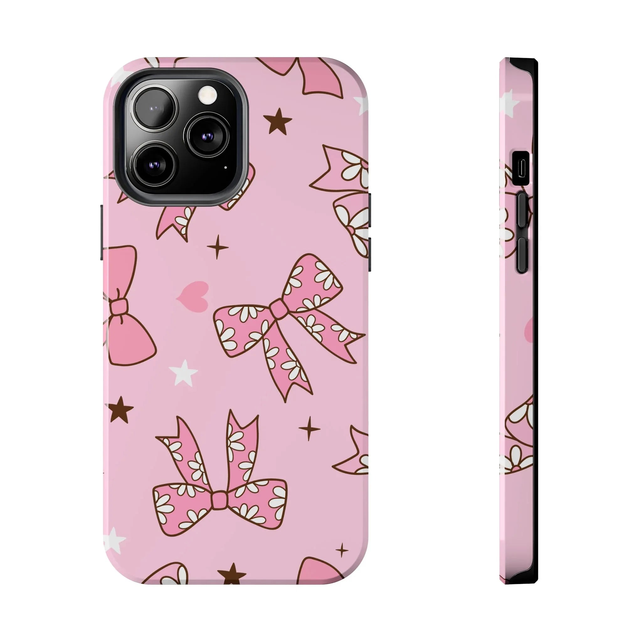 Pretty Pink Bows Phone Case (Apple & Android) - Pink Sweetheart